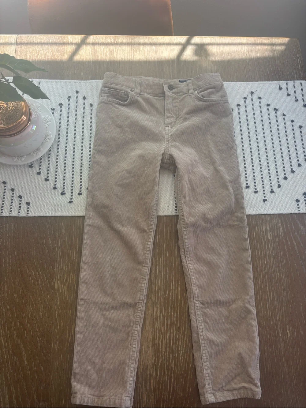 Vineyard Vines Skinny Corduroy Pants Tan Khaki Size 7